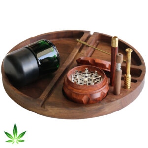 PRO 420 Gift Pack Bundle-Rolling Tray, Grinder, Stash Jar & Pipes-YOLO Ultimate Gift Pack for Smoker's