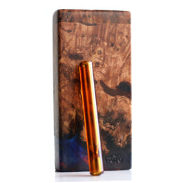 Galaxy Burl Futo Stash Box- Out of this World Wood Dugout- 4″ Burled Wood- Best Quality