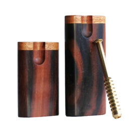 Wood Dugouts-Chocolate Grain Cocobolo Dugout & One Hitter Pipe-One of a Kind