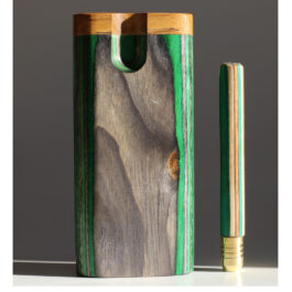 4″ Diamond Wood Dugout & One Hitter Pipe-One of a Kind