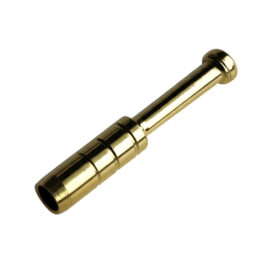 2″ Brass Pipe-Ribbed Heat Resistant Brass-Universal fit for 3″ dugouts