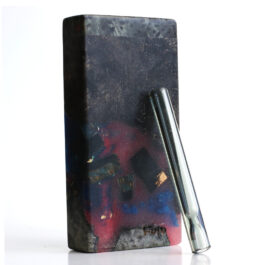 Galaxy Burl Futo Stash Box- Out of this World Wood Dugout- 4″ Burled Wood- Best Quality