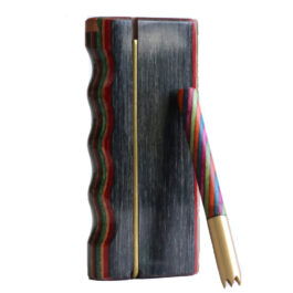 4″Diamond Wood Dugout & One Hitter Pipe-One of a Kind