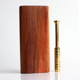 One of a Kind Mahogany Wood Dugout & One Hitter