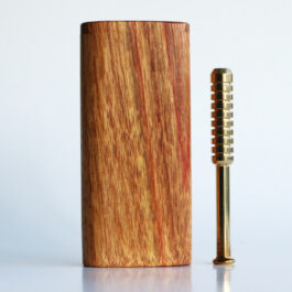 One of a Kind Mahogany Wood Dugout & One Hitter