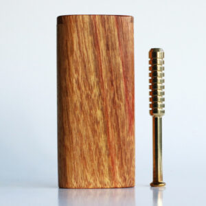 One of a Kind Mahogany Wood Dugout & One Hitter