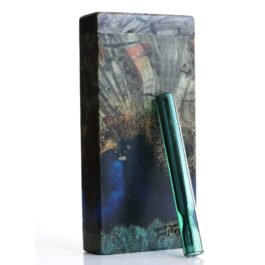 Galaxy Burl Futo Stash Box- Out of this World Wood Dugout- 4″ Burled Wood- Best Quality