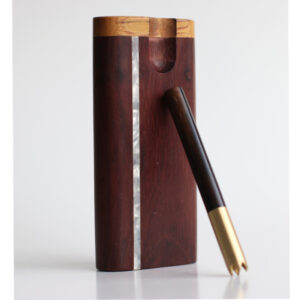 Honduras Swivel Lid Dugout & One Hitter-Classy Handcrafted American Stash Box