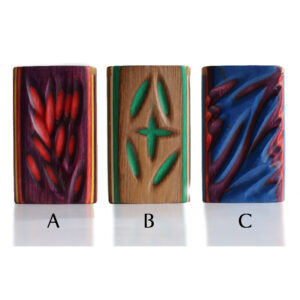 3" Diamond Wood Etched Dugouts-Slider Lid-Custom Dugout & Pipe