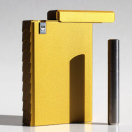 Ukiyohi Aluminum Alloy Gold Dugout-Ultimate World Class Stash Box-Titanium Pipe-Limited Edition Dugout