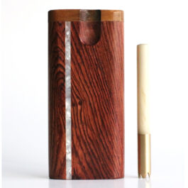 Honduras Swivel Lid Dugout & One Hitter-Classy Handcrafted American Stash Box