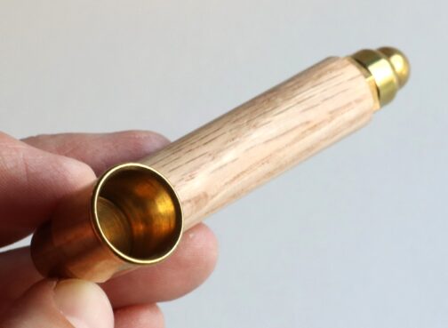 Brass and Wood Heavy Duty Pipe