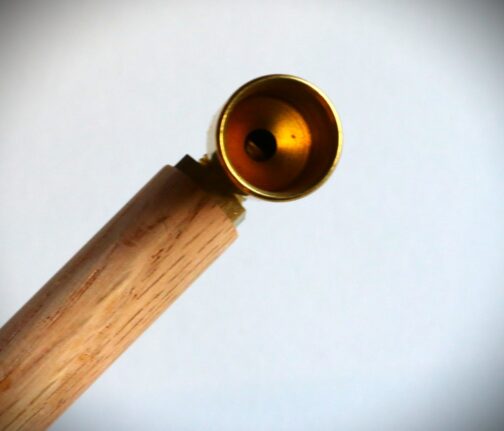 Brass and Wood Heavy Duty Pipe