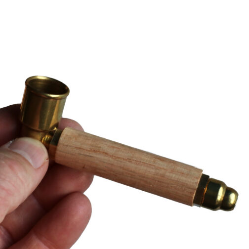 Brass and Wood Heavy Duty Pipe