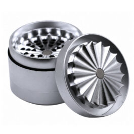 60mm PRO 420 Apollo Grinder-State of the Art Herb Crusher-Silver