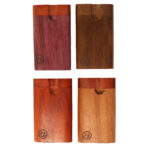 3″ Exotic Wood Dugouts & One Hitter Pipe-American Crafted Small Stash Box