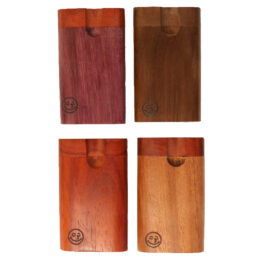 3″ Exotic Wood Dugouts & One Hitter Pipe-American Crafted Small Stash Box