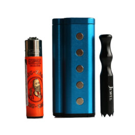 The Pearl- Aluminum Alloy Dugout Stash Box- Built to last a lifetime-BLUE