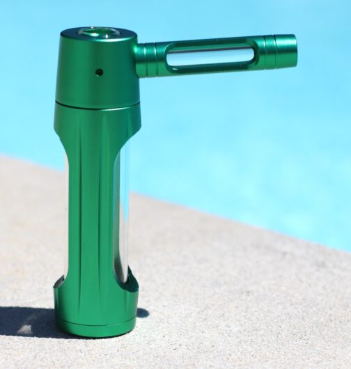 PRO420 Glass & Aluminum 6" Bubbler-Water Pipe-Easy to Clean-Perfect Small Bubbler