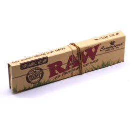 RAW Organic Hemp Connoisseur Rolling Papers-King Size Slim-32 Leaf Pack