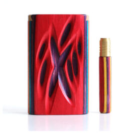 3″ Diamond Wood Etched Dugouts-Slider Lid-Custom Dugout & Pipe