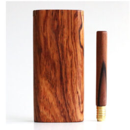 Honduras Slider Lid Dugout & One Hitter-Classy Handcrafted American Stash Box