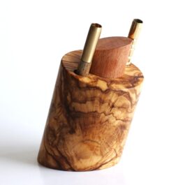 Olive Wood Table Top Dugout-Unique one of a kind design