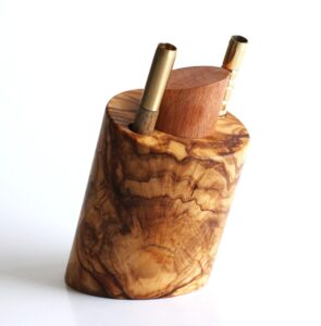 Olive Wood Table Top Dugout-Unique one of a kind design