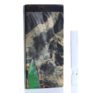 Galaxy Burl Futo Stash Box- Out of this World Wood Dugout- 4" Burled Wood- Best Quality