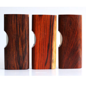 4" Cocobolo Slider Lid Dugouts & Brass Pipes-Locking Lid-Limited Edition