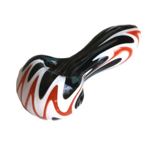 3.5" Glass Spoon Pipe-Ocean Wave Smoking Bowl