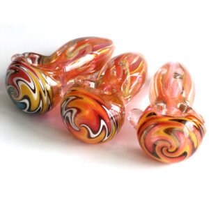 Small Glass Spoon Pipe-3.25" Unique One of Kind Designs