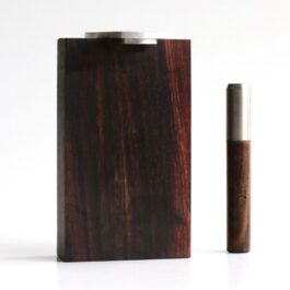 Ukiyohi M1 Wood Dugout-Ultimate World Class- Limited Edition Dugout w/ Titanium & Wood One Hitter Pipe-M1