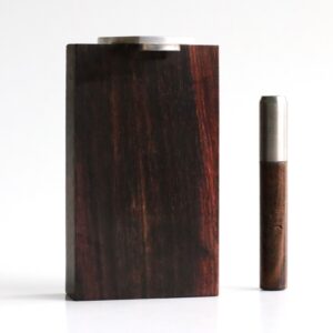 Ukiyohi M1 Wood Dugout-Ultimate World Class- Limited Edition Dugout w/ Titanium & Wood One Hitter Pipe-M1